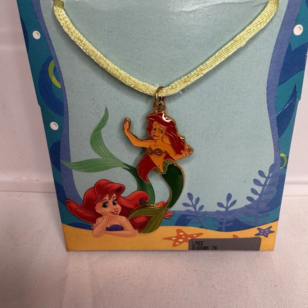 Vintage Disney's The‎ Little Mermaid Necklace With Swinging Tail New In Package